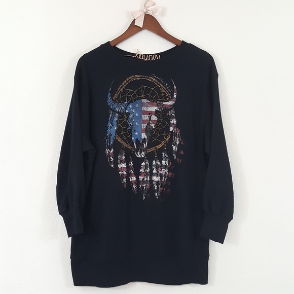 Denim & Supply Ralph Lauren Tops - Ralph Lauren Denim & Supply Skull DreamCatcher Top